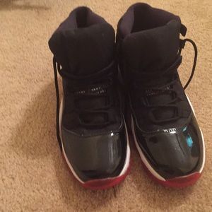 Retro black and red Jordans
